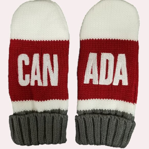 Winter Knitted Gloves Wool Mittens Warm Glove(Canada) - Picture 1 of 5